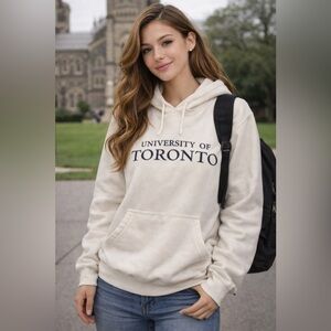 Varsity Cream University Hoodie